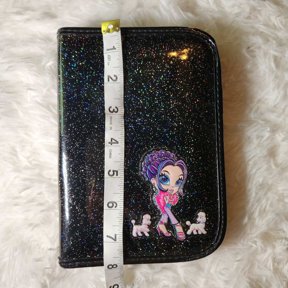 Vintage Lisa Frank Glamour Girl & Poodle Planner Wallet - Picture 8 of 15